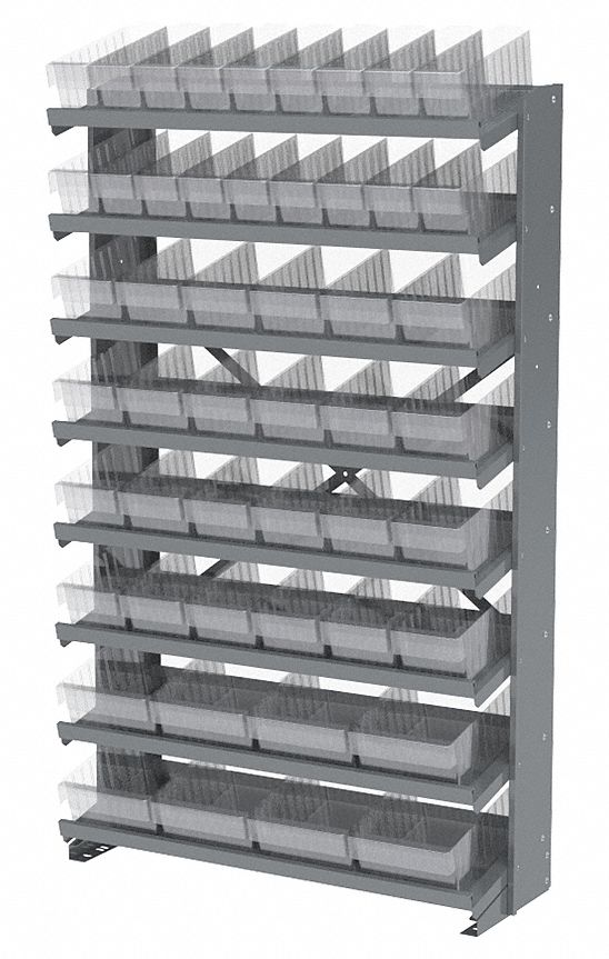 Single Sided Pick Rack, 36.75InWx60.25InH