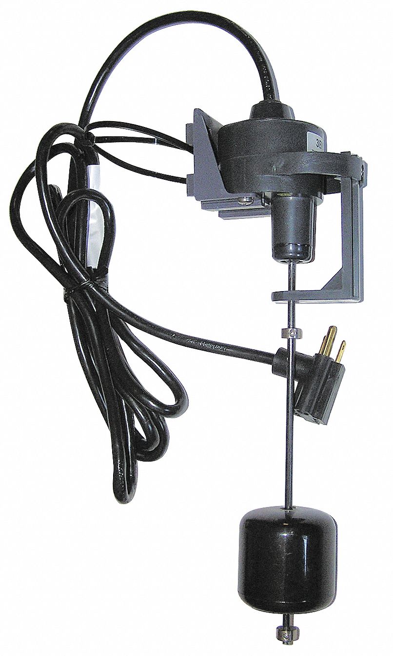 Float Switch, Vertical, 1/2 HP, Cord 20 Ft