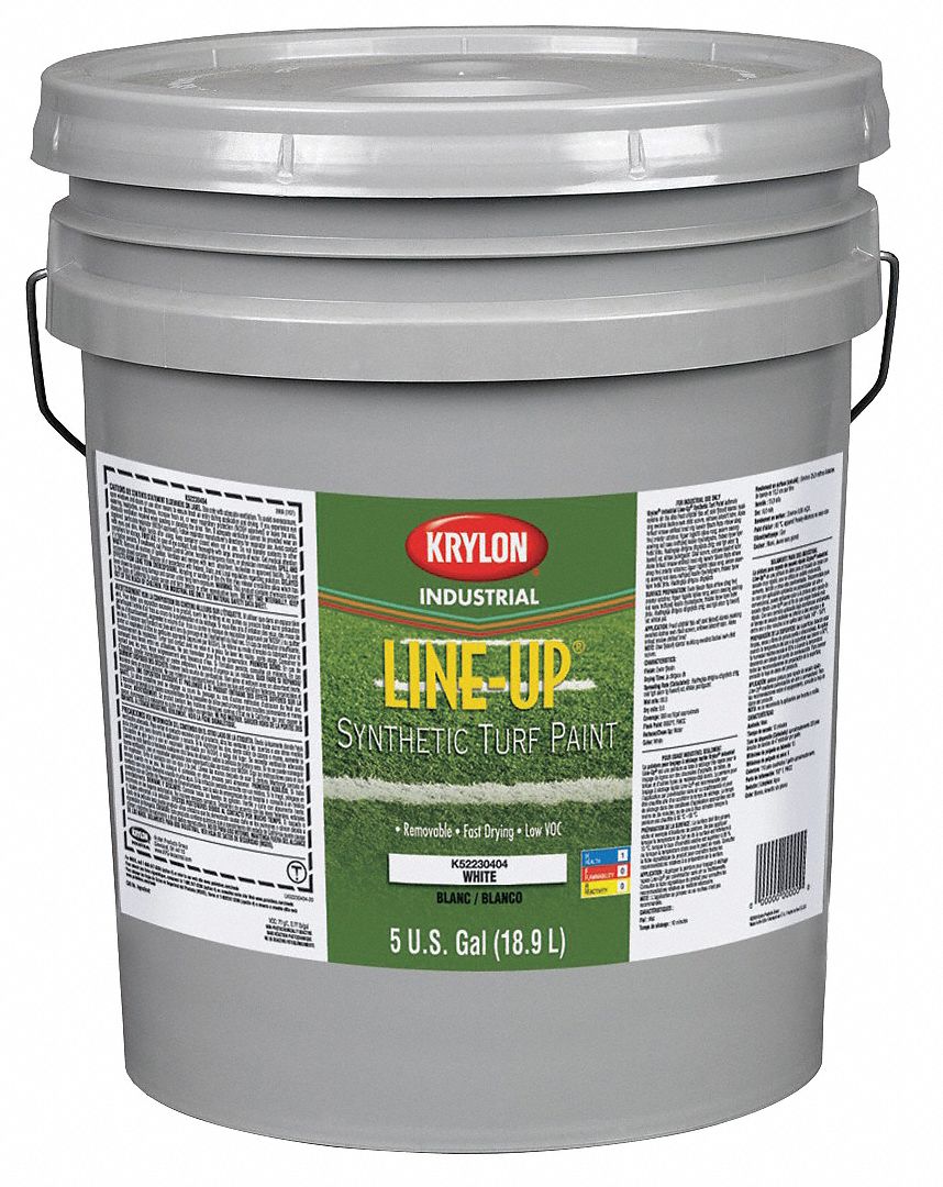 Striping Paint, White, 5 gal.