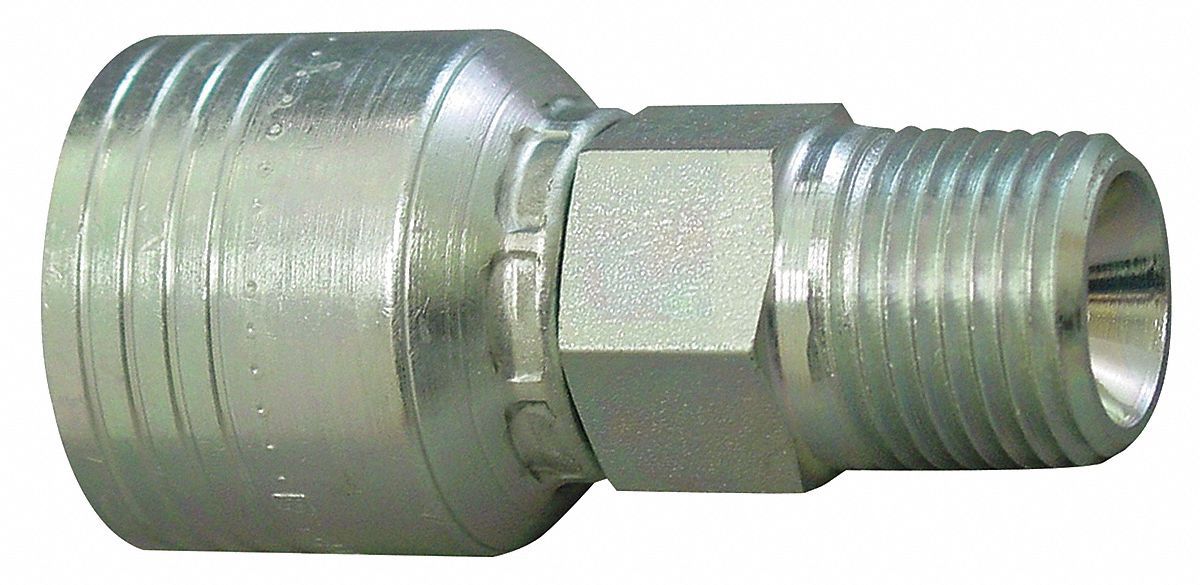 Hydraulic Hose Fitting, Straight, 1/2
