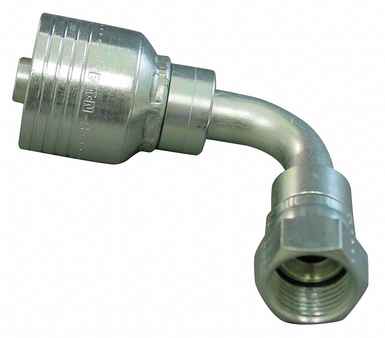 Hydraulic Hose Fitting, 90 Degree, 1/2