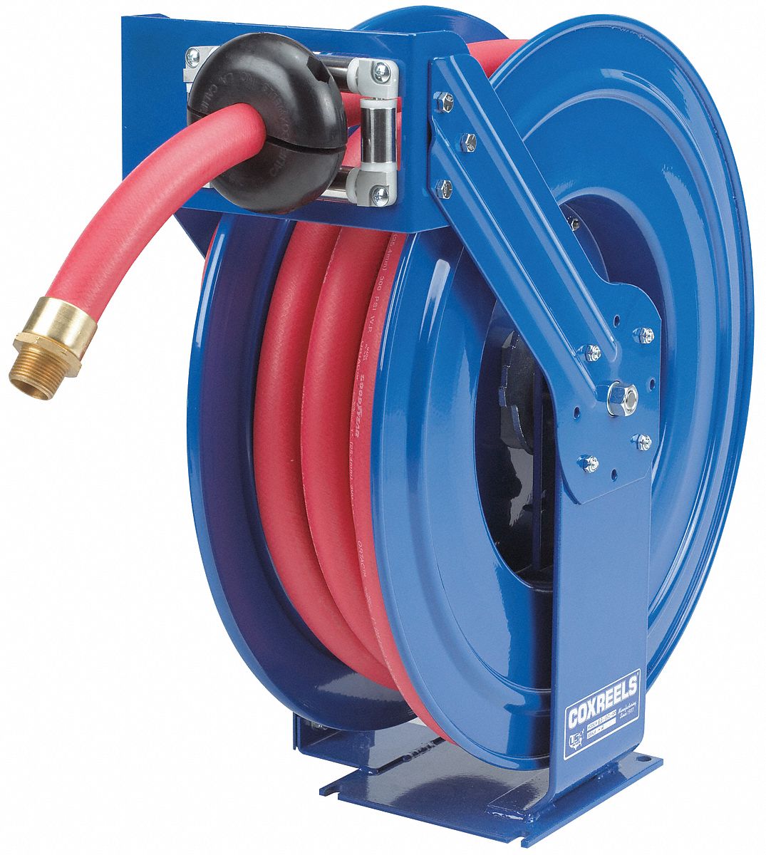 Hose Reel, Spring Return, 3/4In ID x 50Ft