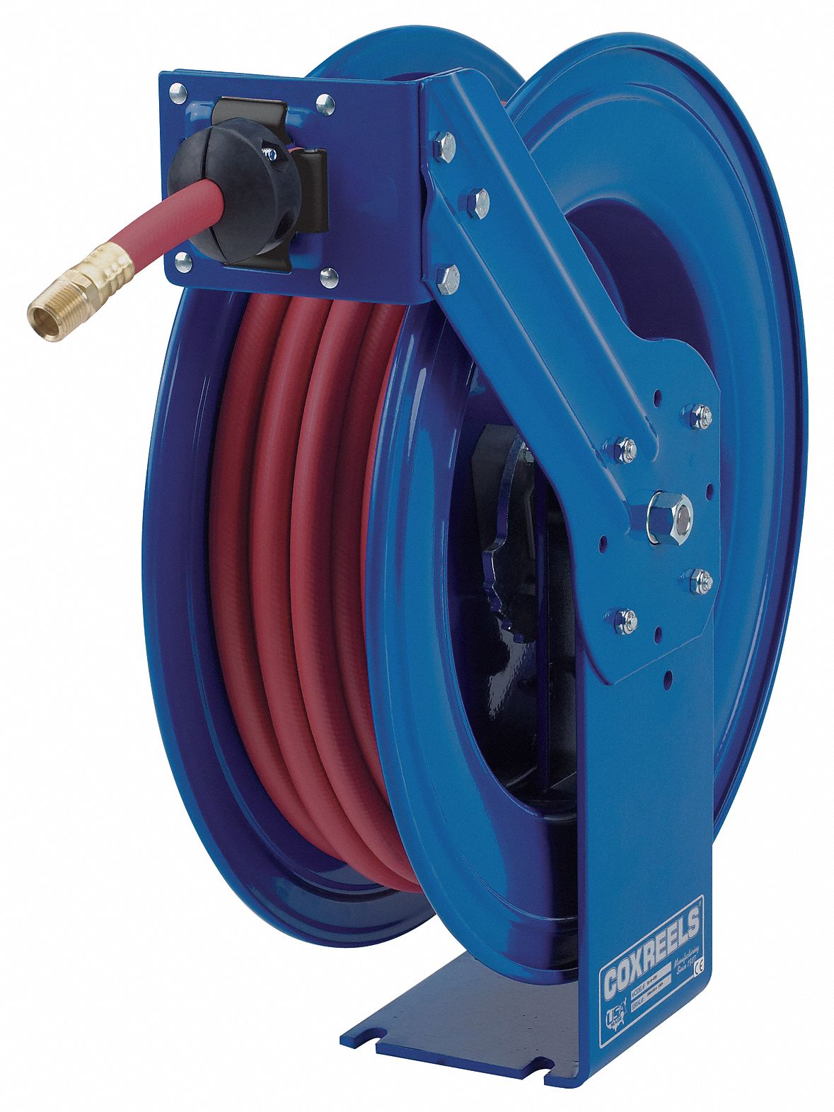 Hose Reel, Spring Return, 3/4In ID x 25Ft