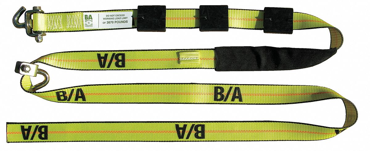 Tie-Down Strap, Ratchet, 12ft x 2In, 3670lb