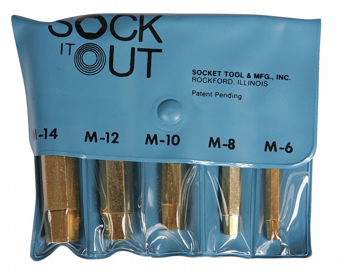 Screw Extractor Set, 5 Pc
