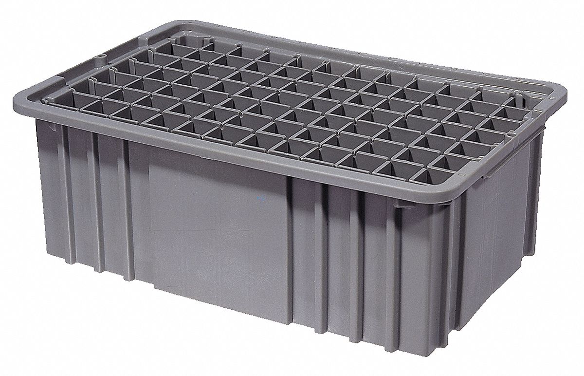 Divider Box, 22-1/2x17-1/2x5, Gray