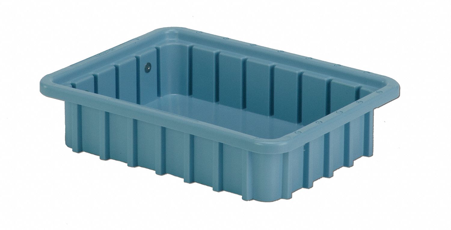 Divider Box, 10-3/4x8-1/4x3-1/2, Lt. Blue