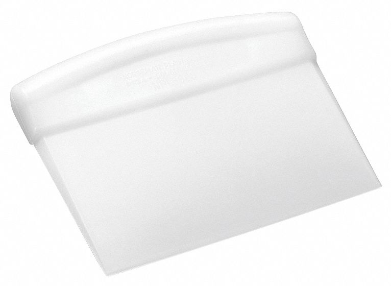 Scraper, 6-1/4x4-1/2x3/4, White