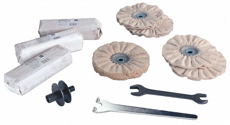 Polishing Set, For SS, For 10F050, 12 Pc