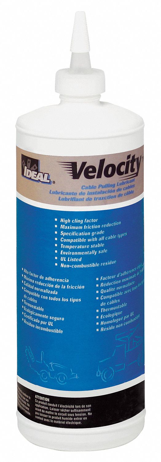 Wire Pulling Lubricant, 1 qt Bottle, White