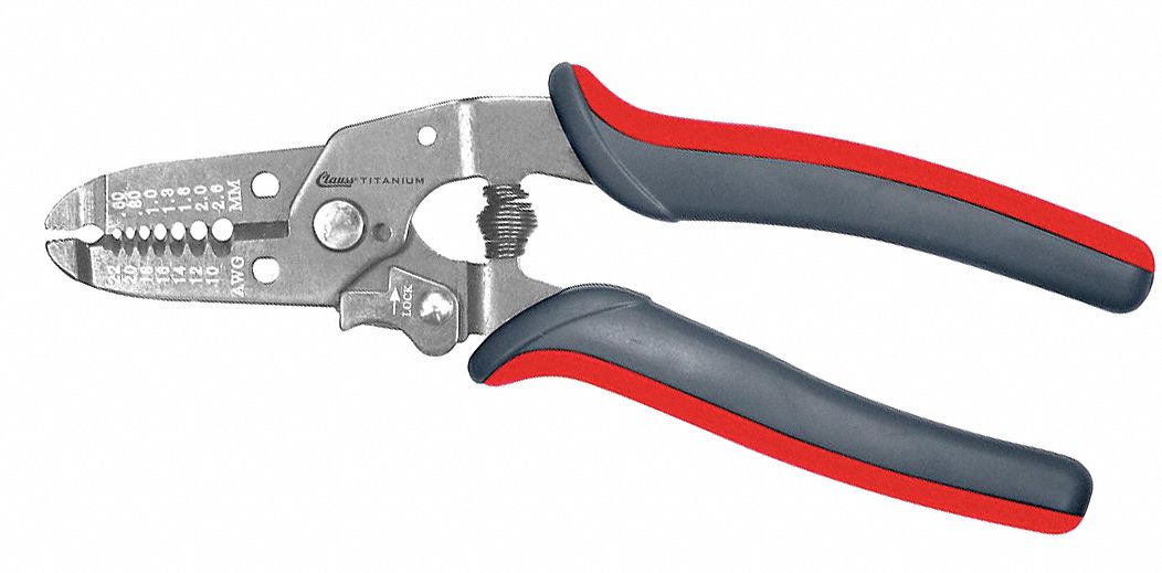 Wire Stripper, 10 to 22 AWG, 7-3/4 In