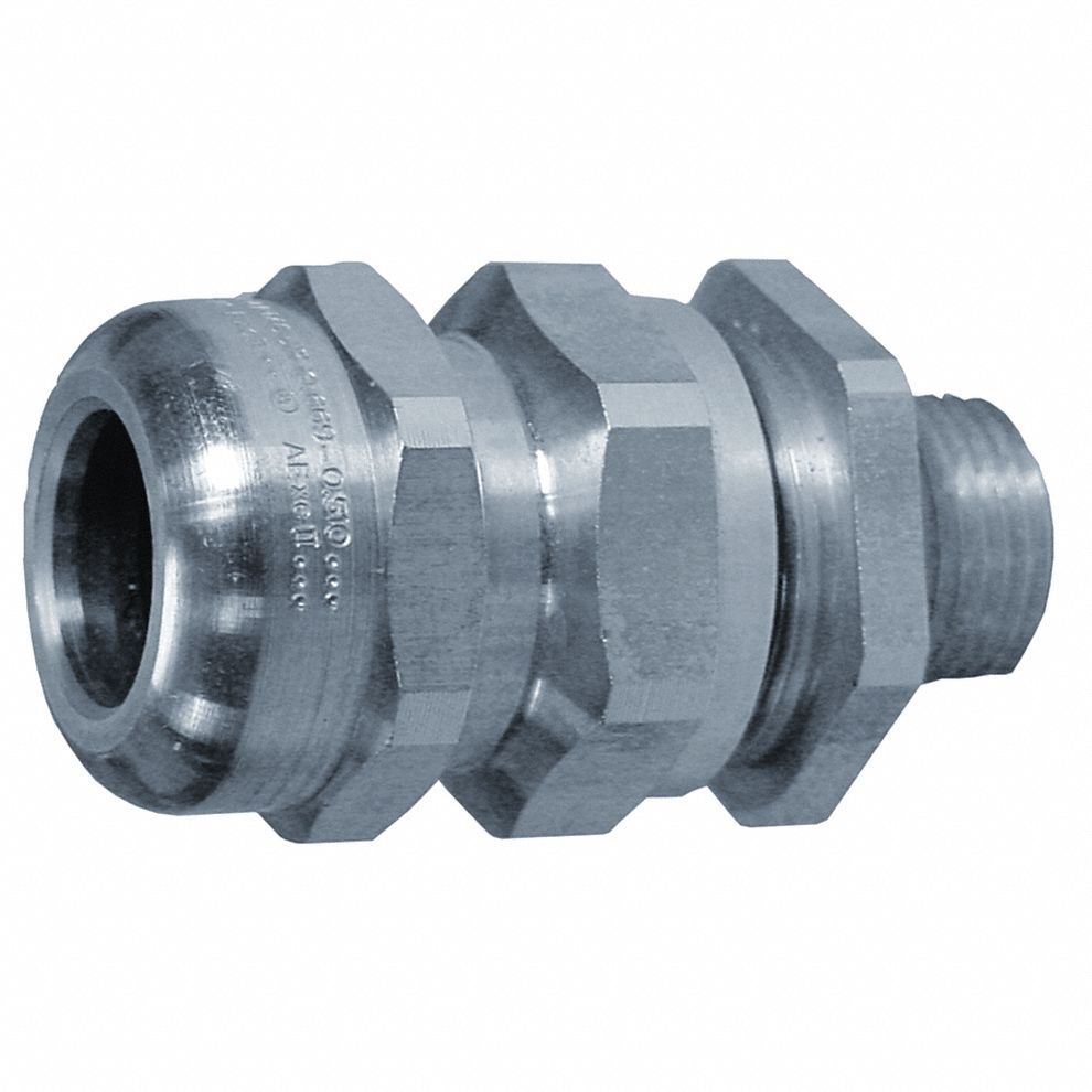 Cable Connector, HazLoc, MetalClad Cbl, 1In