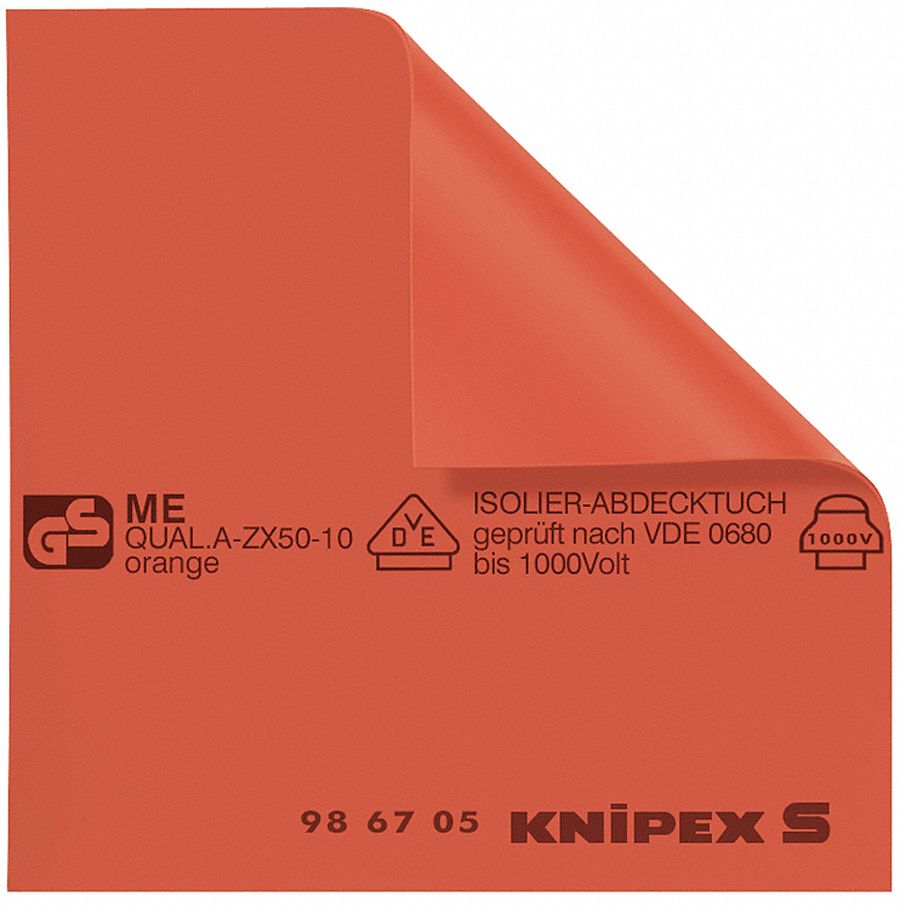 Insulated Mat, 19-11/16 x 19-11/16 In, Red