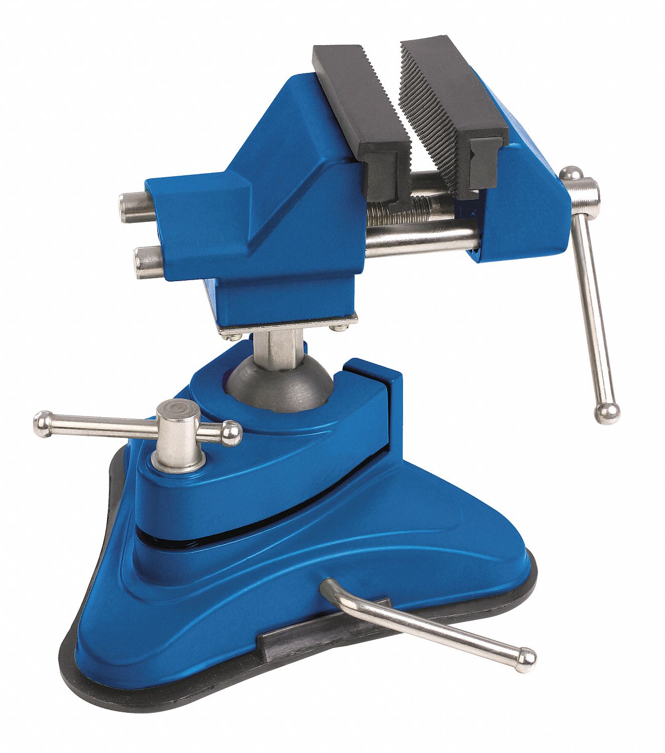 Bench Vise, Portable Vacuum, Swivel, 2-3/4