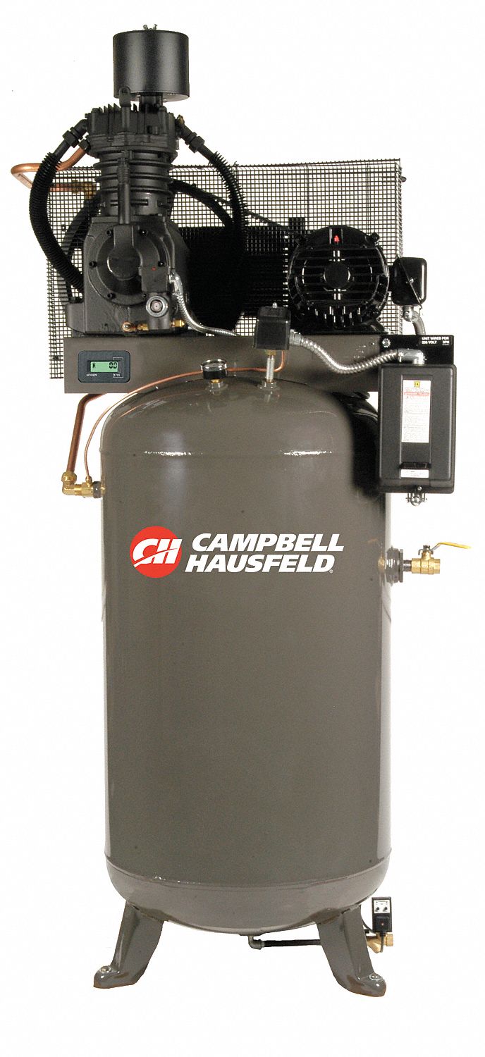 Air Compressor, 7.5HP, 80G, 175PSI, 24.3CFM
