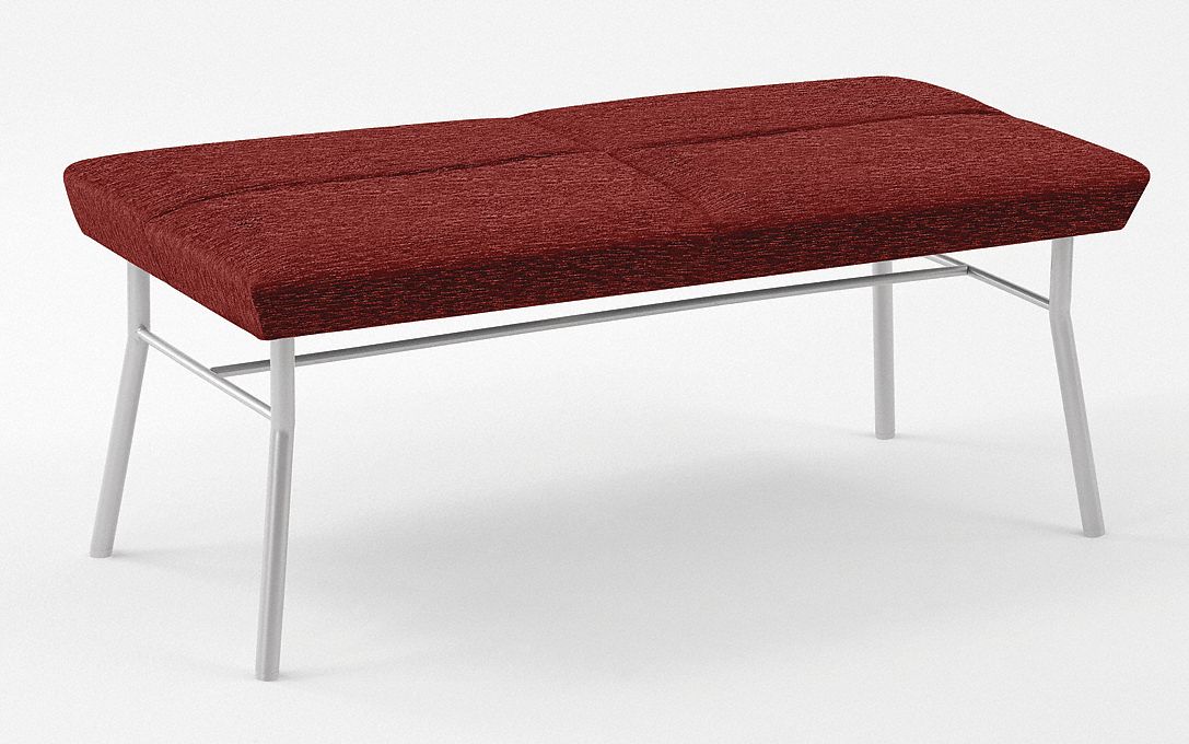 Bench, 2 Seat, Apple Fabric