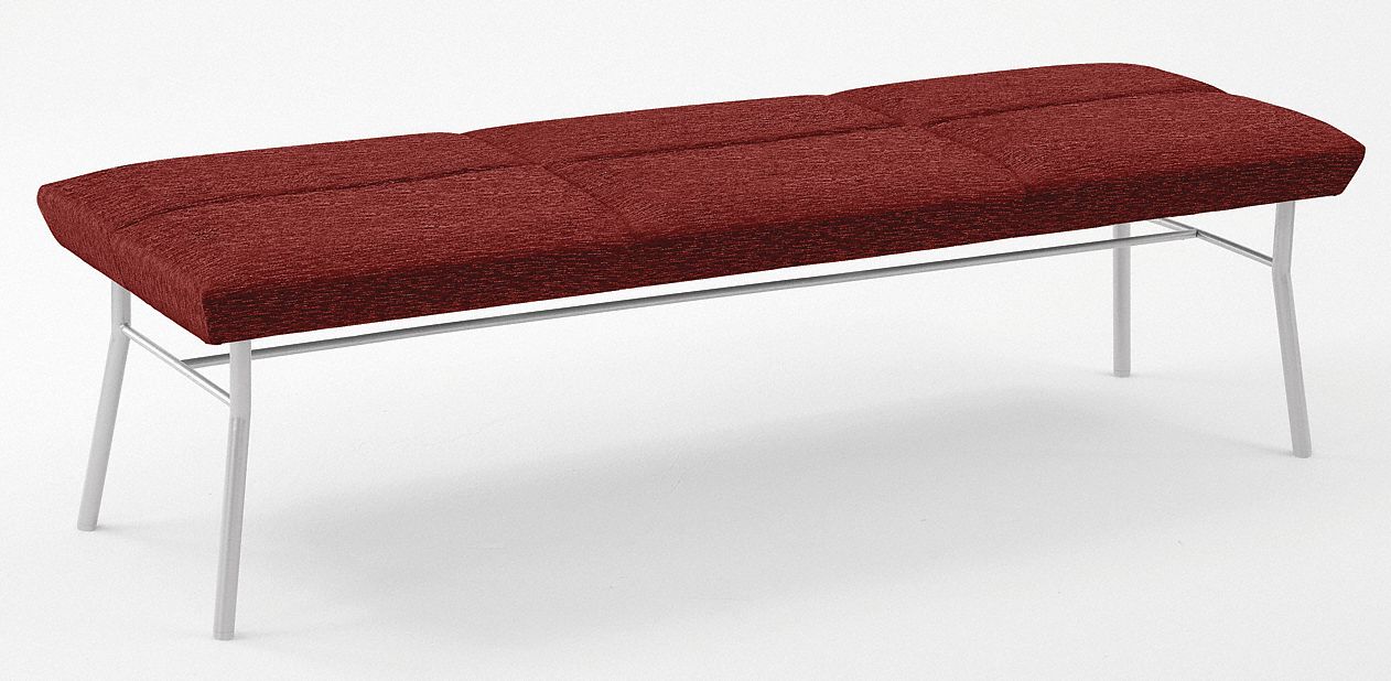 Bench, 3 Seat, Apple Fabric