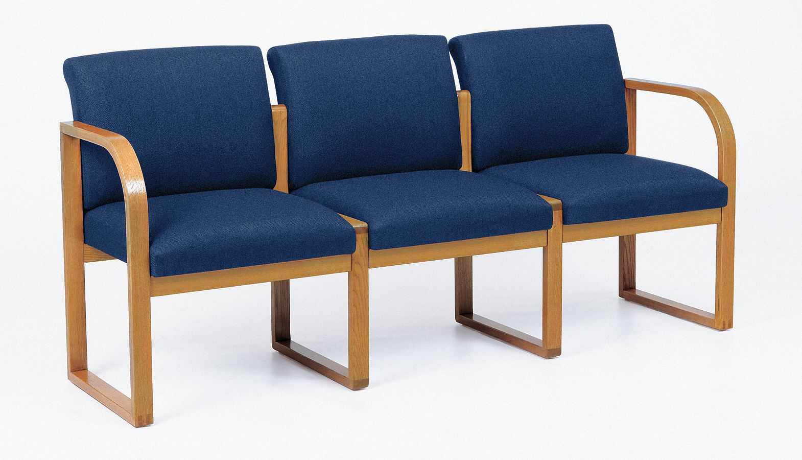 Sofa, 3 Seat, Medium Finish, Eve  Fabric