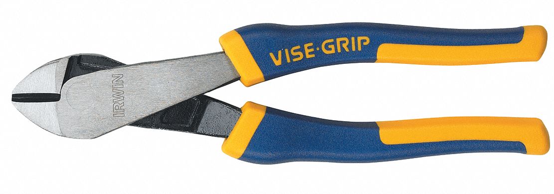 Diagonal Cutter Pliers, 8 In L, 1 In Cap