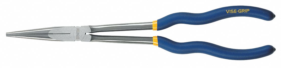 Long Reach Pliers, Needle, 11 L, 4 In Cap