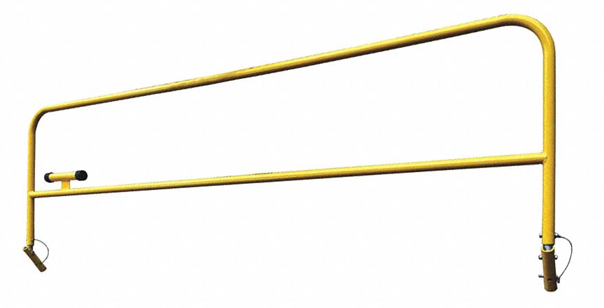 Collapsible Guardrail, 6 Ft. L, 3-1/2 ft H