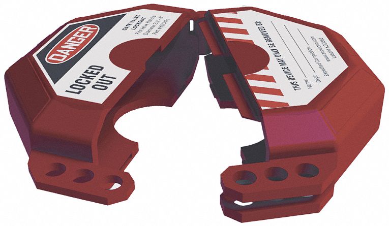 Gate Valve Lockout, Fits Sz 2-1/2 to 5