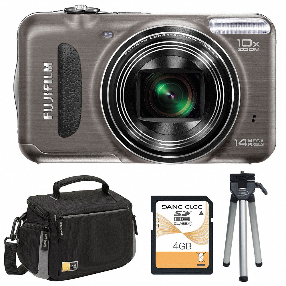 T200 14MP Camera, Tripod, Case, 4GB Card