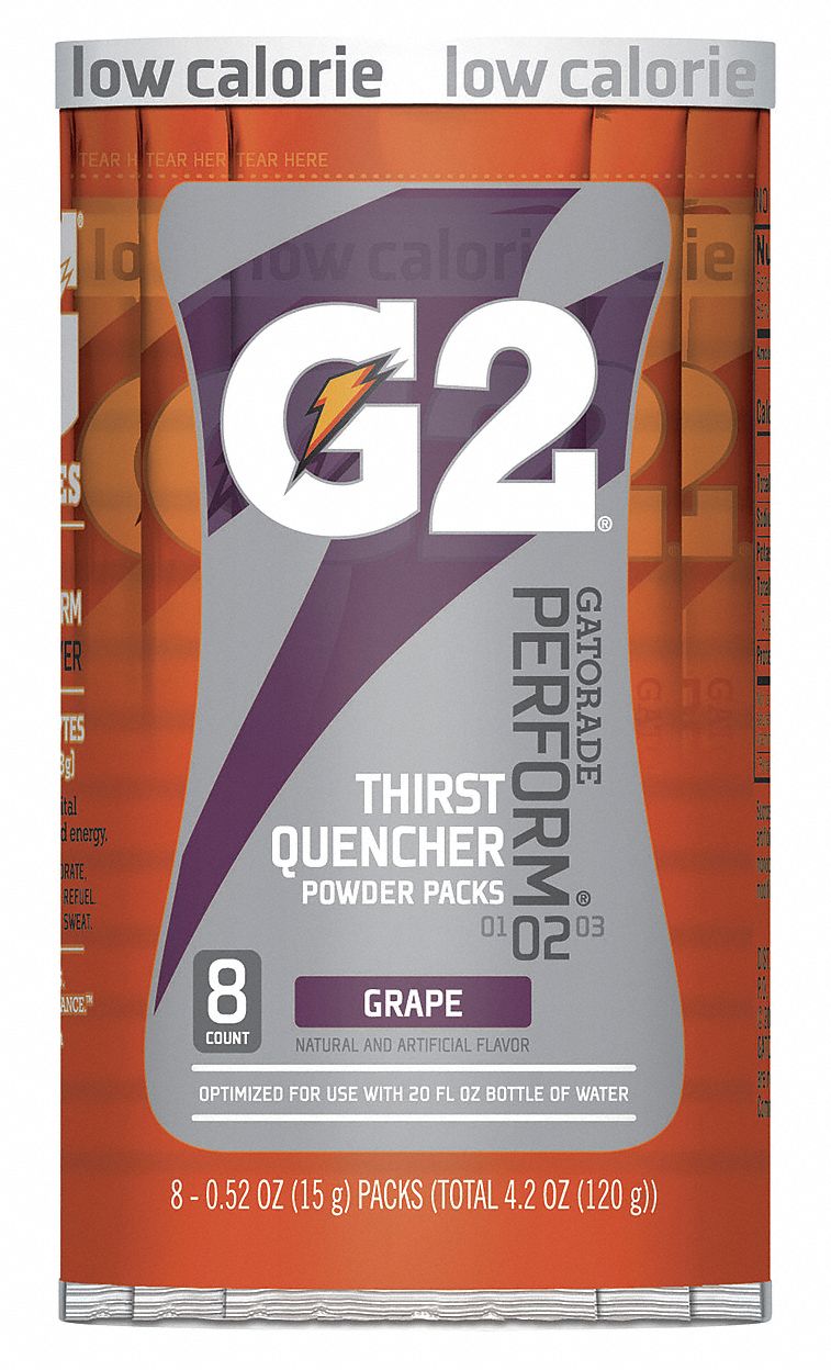 Sports Drink Mix, Grape, PK8