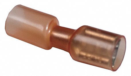 Female Disconnect, Red, 22 to 18 AWG, PK25