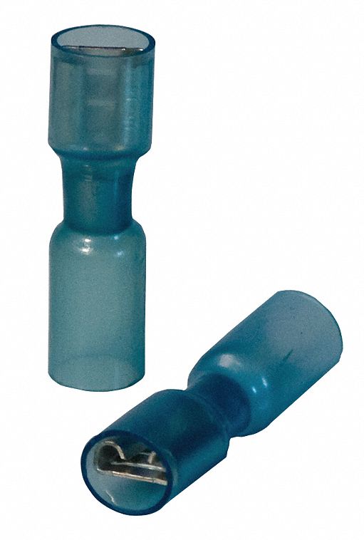 Female Disconnect, Blue, 16 to 14 AWG, PK25
