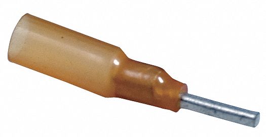 Pin Terminal, Red, Brazed, 22 to 18, PK1000