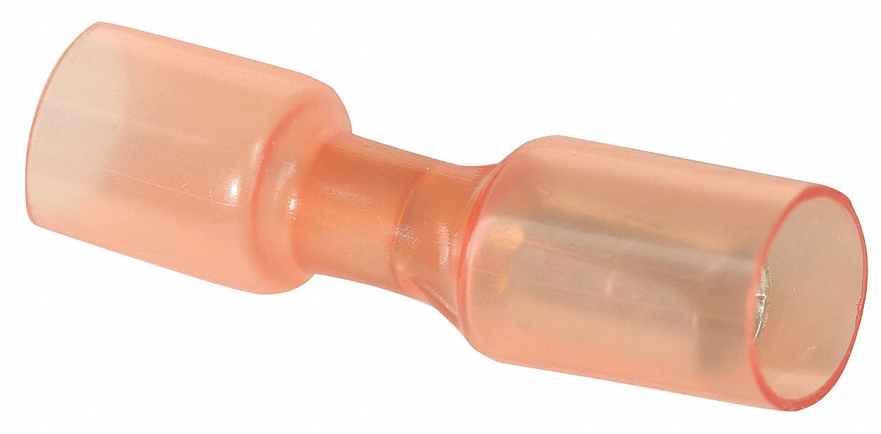 Female Bullet Disconnect, Red, PK25