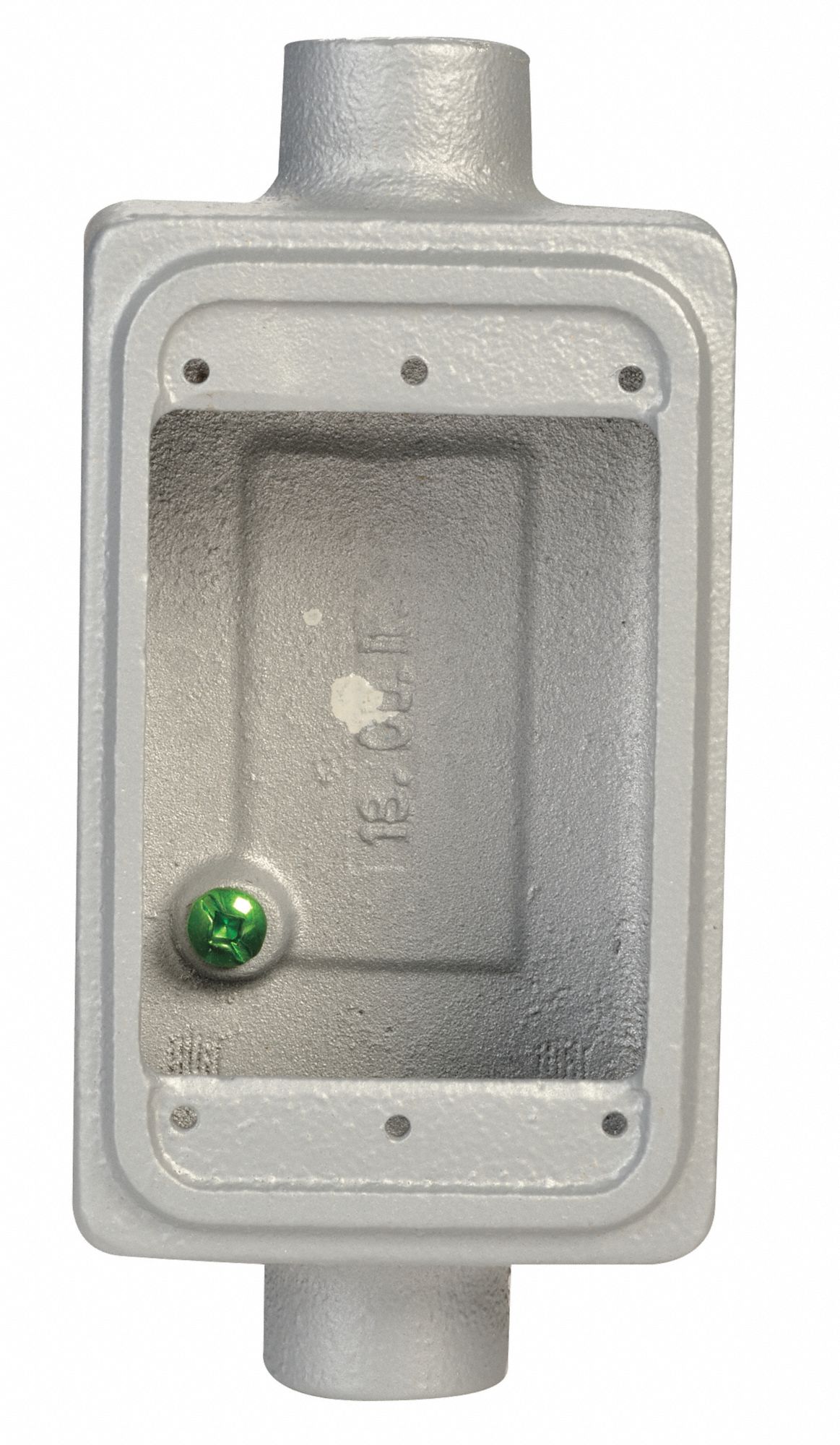 Cast Device Box, FDC, 1Gang, 1 Hub, CF Alum