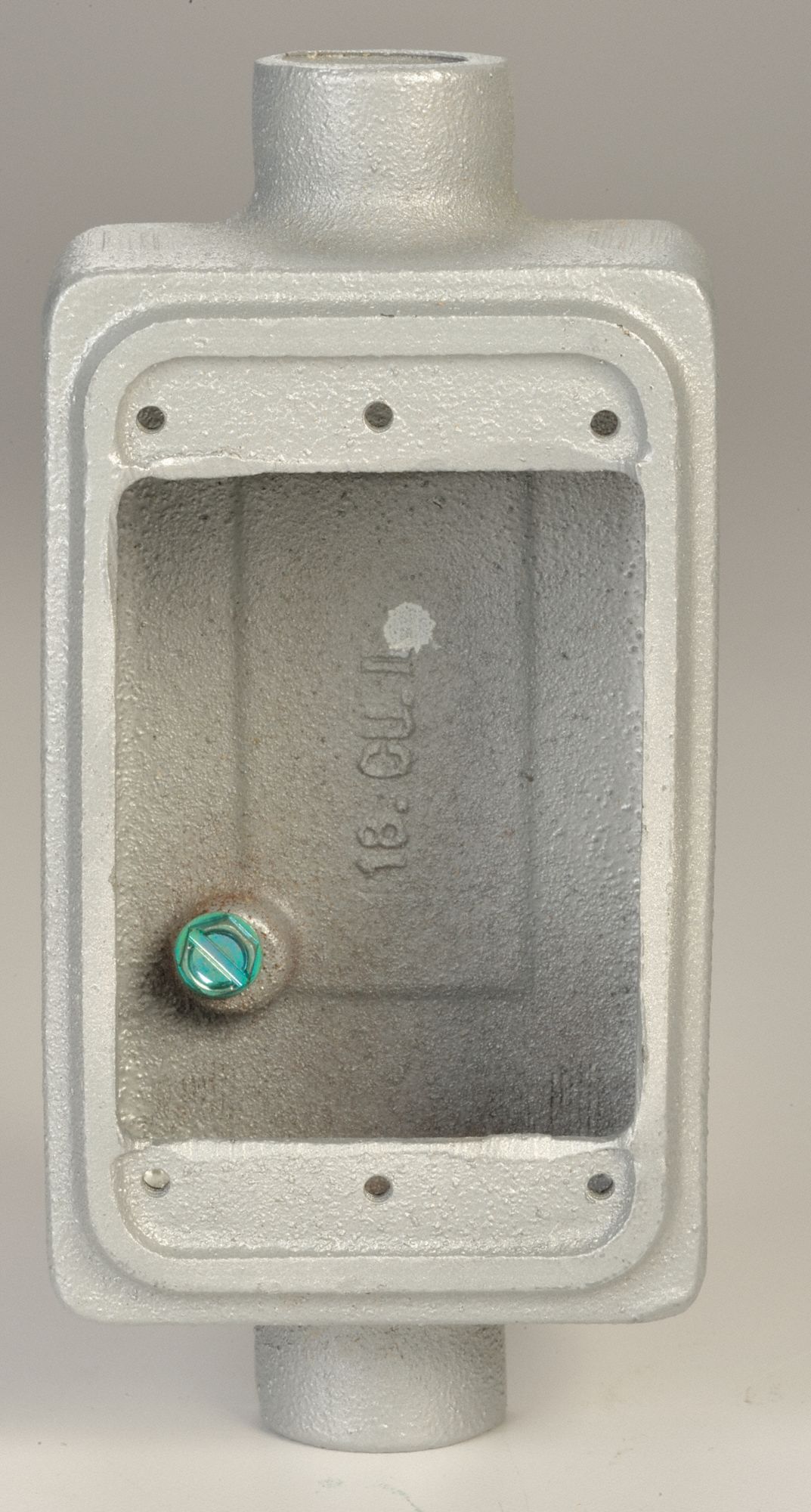 Cast Device Box, FDC, 1Gang, 3/4 Hub, M Iron