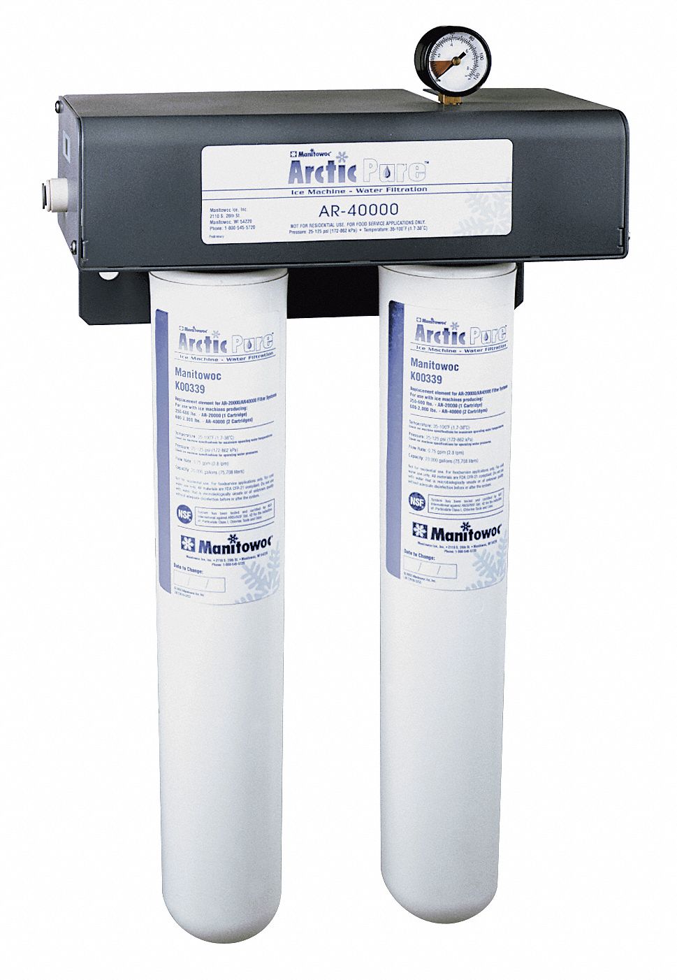 Ice Machine Filter System, 1000 Lbs