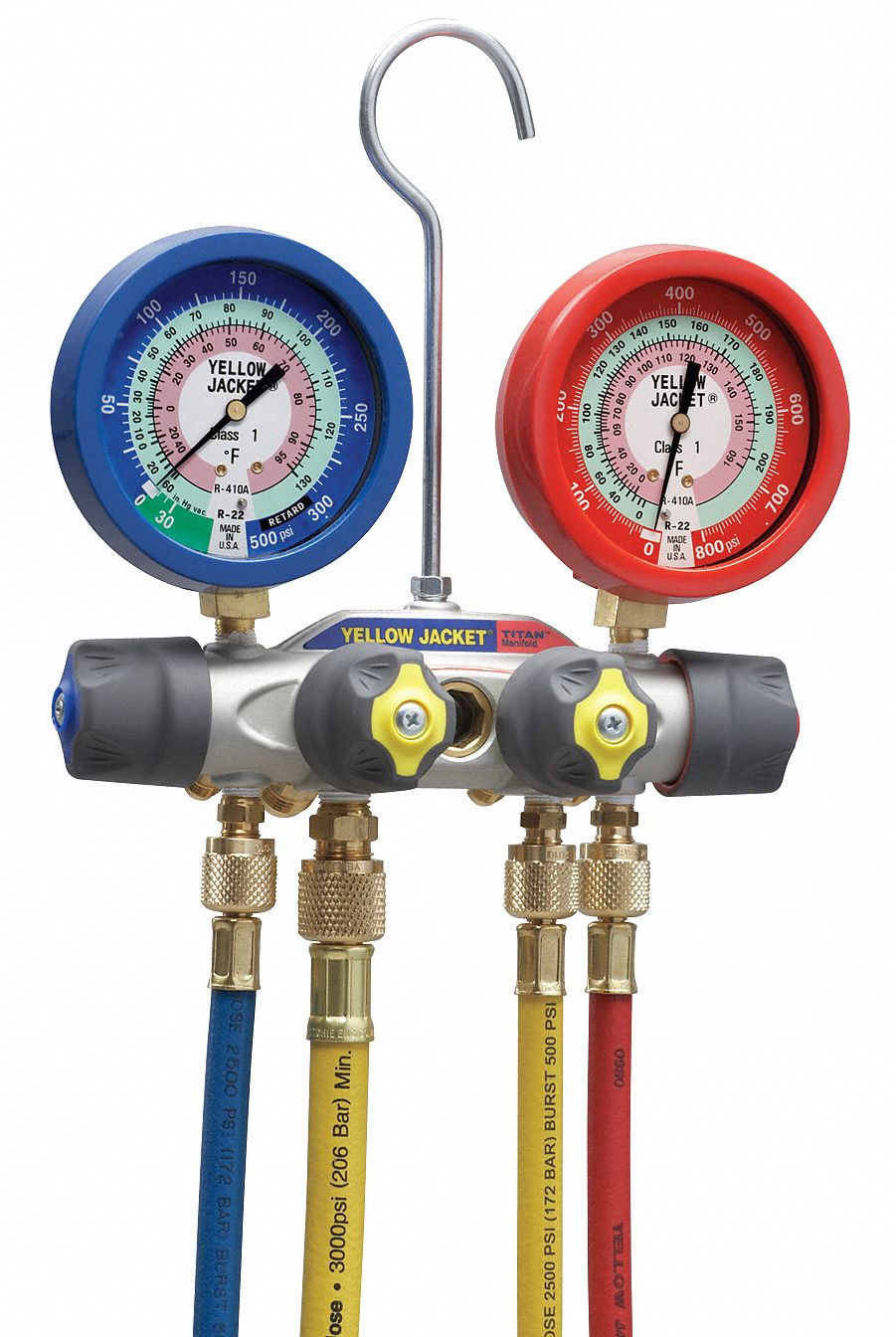 Manifold Gauge Set, Liquid Filled Gauges