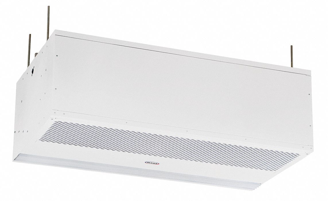 Recessed Air Curtain, 3475 fpm, 26 In. D