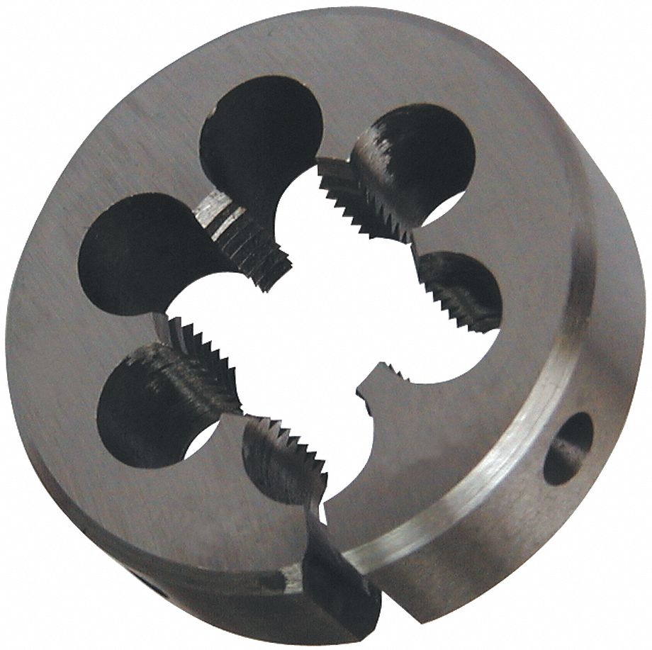 C.Steel Adj Thread Die1In, 1/4In, 20 Pitch