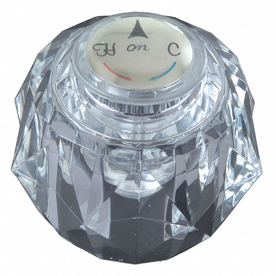 Faucet HandleAcrylic, Clear