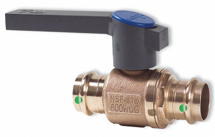 Ball Valve, Press x Press, 1-1/4In, 200 psi