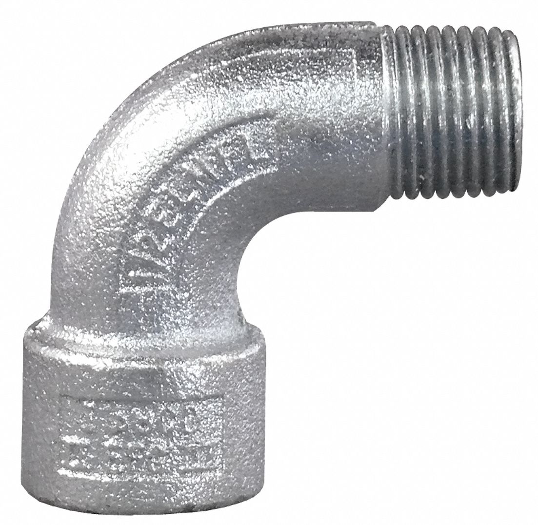 90Deg M and F Elbow, HazLoc, Mal Iron, 1In