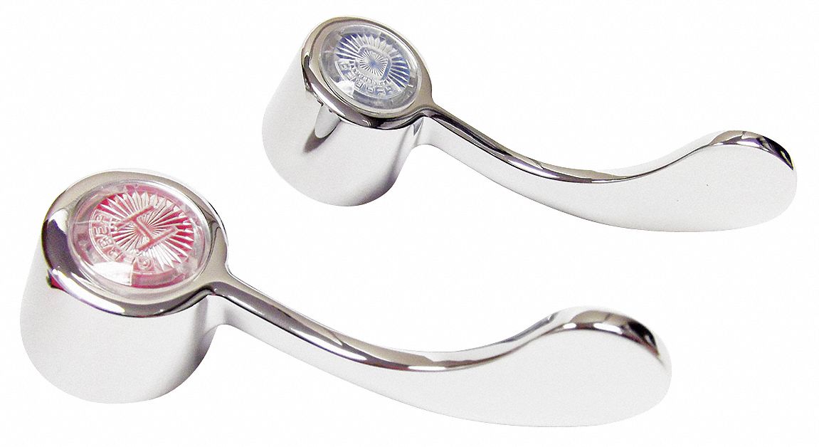 Wrist Handles, Zinc, Chrome