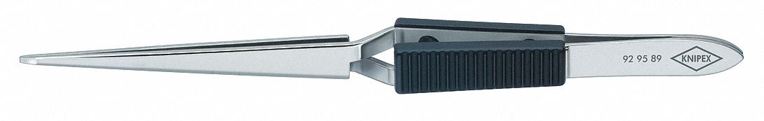 Cross Over Tweezers, Straight, 6-1/4 In