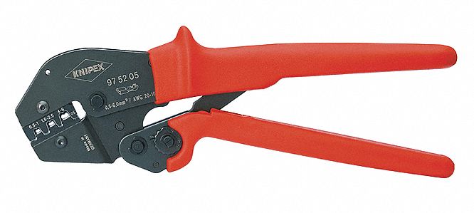 Crimper, 3-Pos Contact, Lever, 10 to 20 AWG