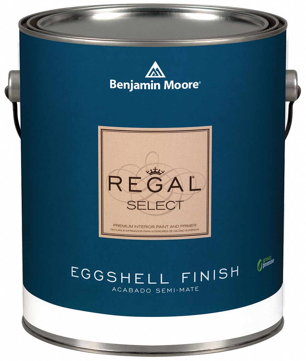 Interior Paint, Eggshell, 1 gal, White Dove
