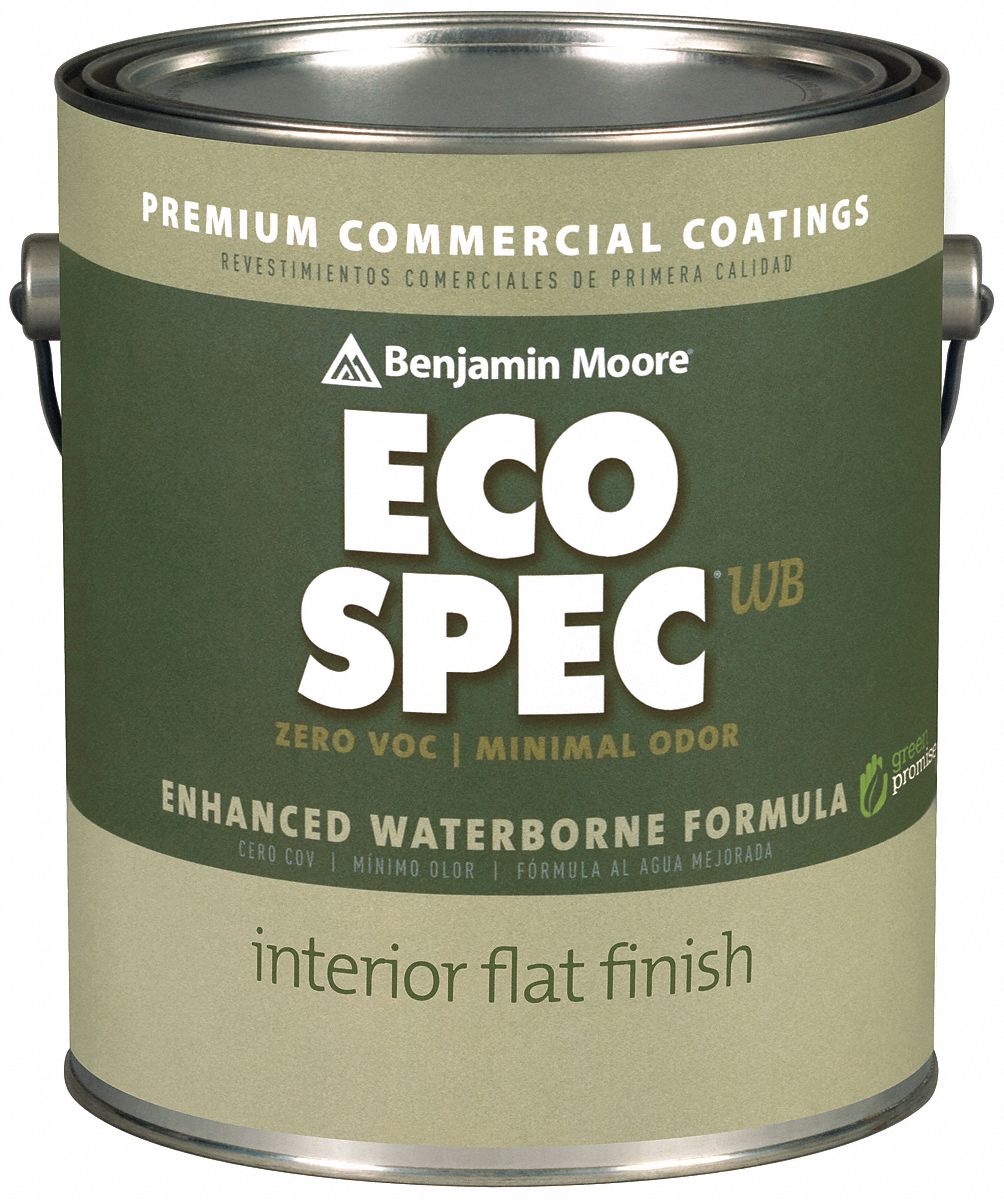 Interior Paint, Flat, 1 gal, Linen White