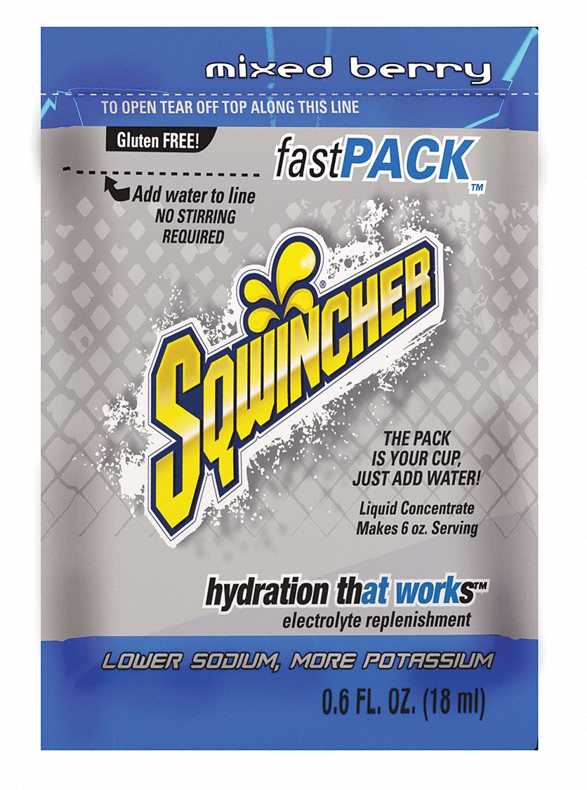 Sports Drink Mix, Mixed Berry, PK 50