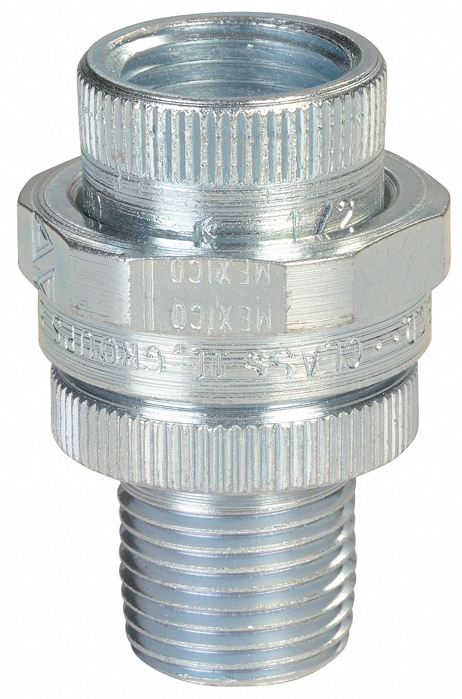Male to Female Union, HazLoc, Steel, 3/4In