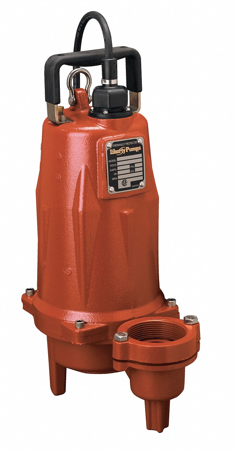 Submersible Pump, 2 HP, 208-230V, 3-Phase