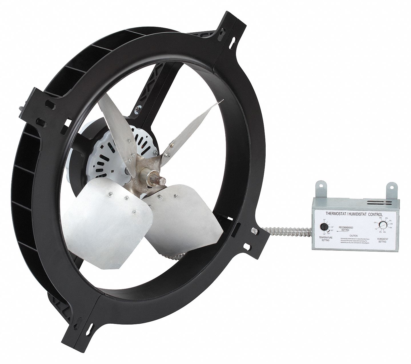 Gable Attic Ventilator, 120V, 1380 CFM